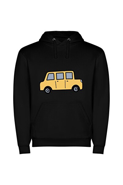 iLovePrints Sunny Speedster Spotlight: Radiant Yellow Ride Φούτερ με κουκούλα...