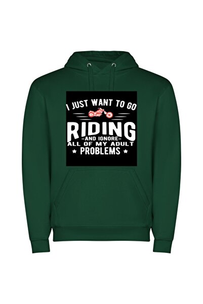 iLovePrints Reckless Bliss: Motorcycle Escapades Φούτερ με κουκούλα σε χρώμα ...