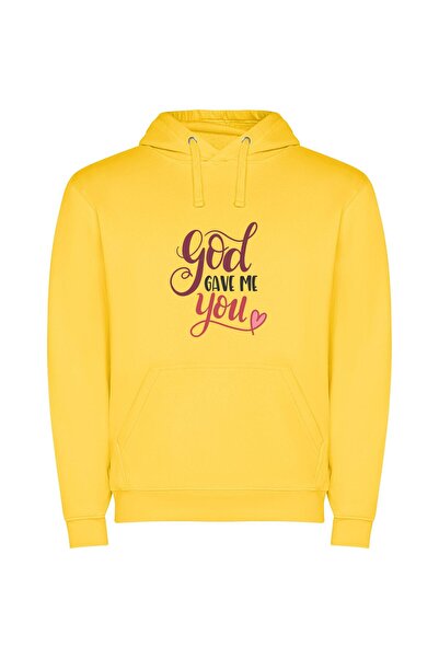iLovePrints Divine White Background Illustration Φούτερ με κουκούλα σε χρώμα ...