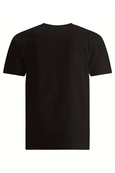 Wear Up Printed Oversize Crew Neck T-Shirt - Black