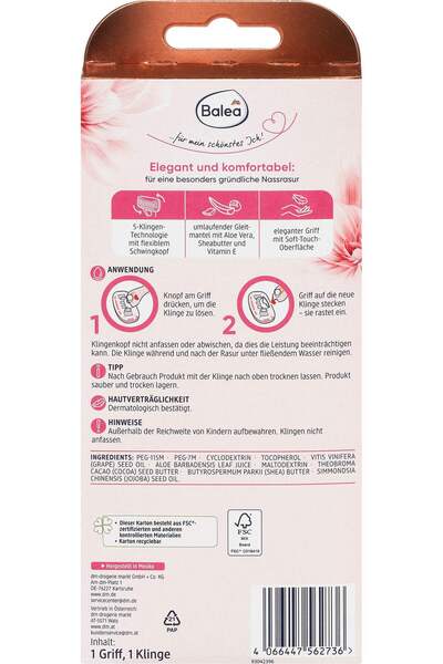 OEM Aparat de ras Elegance 5 lame, 1 buc