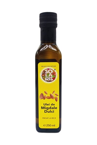 Solaris Plant Ulei de Migdale dulci presat la rece, 100% , ambalaj sticla, 250ml