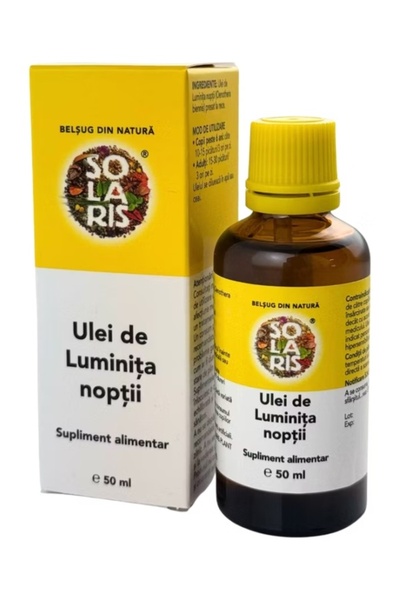 Solaris Plant Ulei de Primula - Luminita noptii (Evening primrose), presat la...