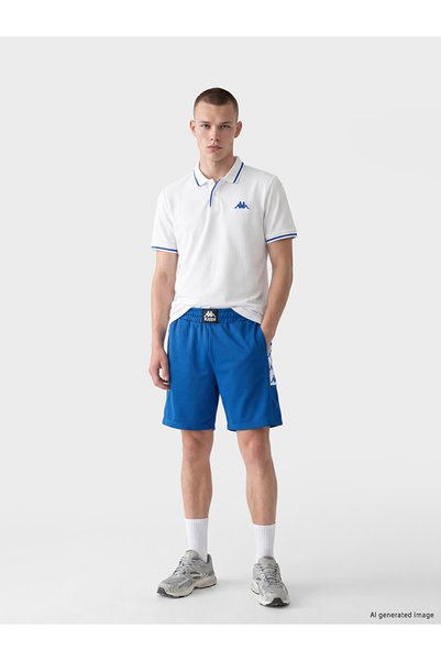 LC Waikiki Özmarka New Season Blue Loose Fit Men's Shorts