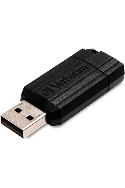 Verbatim 8GB Pinstripe USB Flash Drive - Black