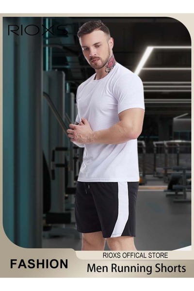 RIOXS Men's Running Shorts, Athleisure Unlined Shorts, Athletic Lightweight S...