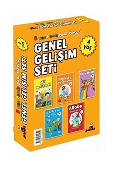 Beyaz Panda Yayınları Preschool 4 Years General Development Set (5 Books)