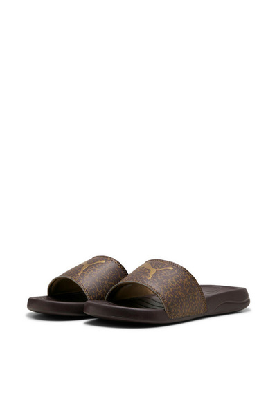 Puma Women Popcat 20 Feline Logo Print Slides