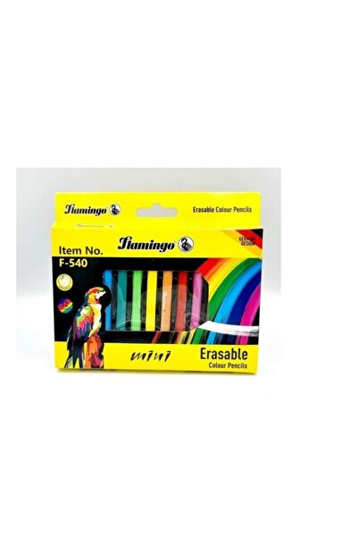 Flamingo Mini Erasable Colour Pencils F-540