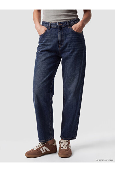 LC Waikiki LCW Jeans İndigo Boyfriend Fit Kadın Jean Pantolon