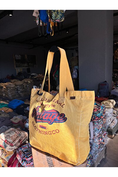 old cotton cargo Plaj Çantası Renata Bez Çanta 6153