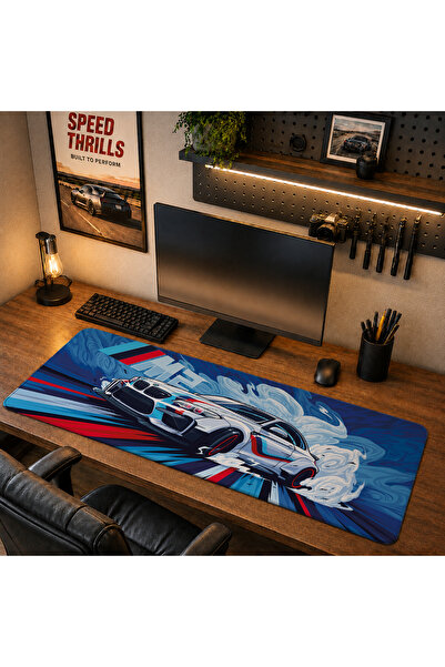 RUGRUMBA DRW1002 40x90cm Gaming Player XL Mousepad cu margini cusute, dimensi...