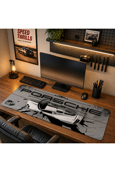 RUGRUMBA CLS1004 40x90cm Gaming Player XL Mousepad cu margini cusute, dimensi...