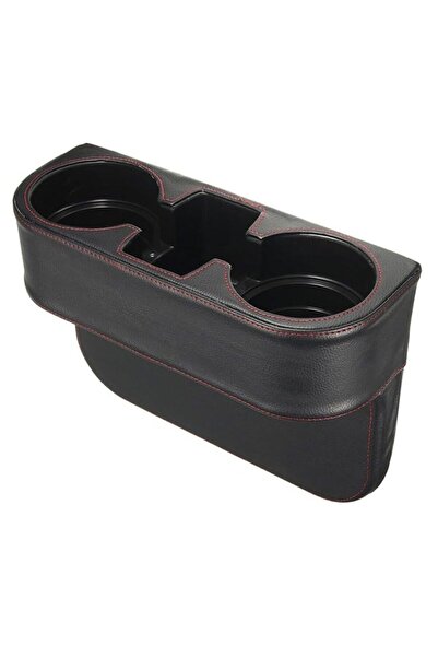 CAR Organizator auto cu suport pahare si compartimente pentru depozitare tele...