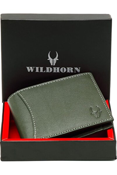 Wildhorn India Green Leather Men's Wallet (699705) | Hand-Crafted