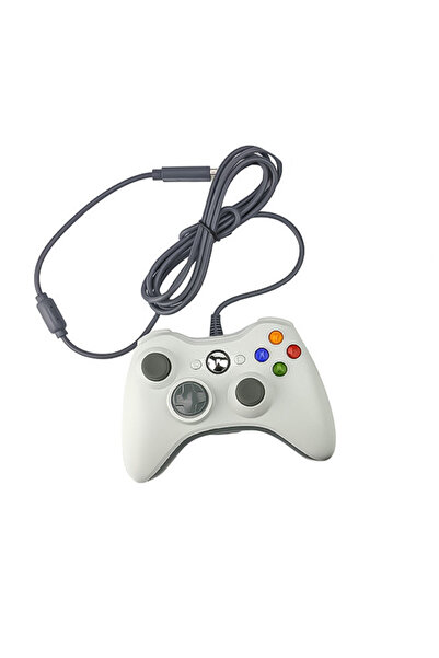 Choice WHITE Wired Game Controller for Xbox 360 with Dual-Vibration Joystic C...