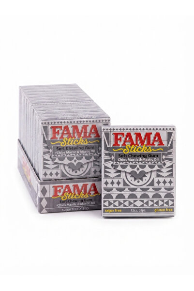 FAMA علكة فاما ستيكس بالمستكة الأصلية (FAMA Sticks Chios Mastic Chewing Gum) ...