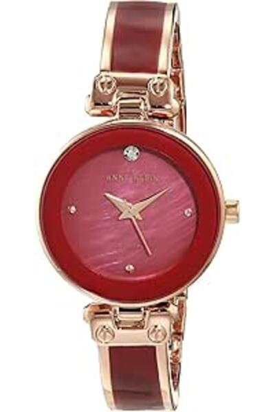 Anne Klein ساعة نسائية بسوار من الألماس الأصلي