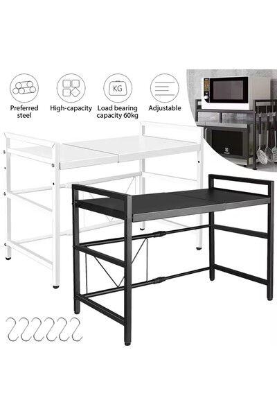 CasaDesteapta.ro Suport extensibil cu 2 niveluri pentru cuptor cu microunde