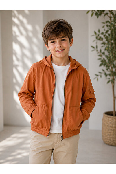 Ugly Duck 04-08 Years Old Hooded Jacket - Tile