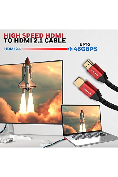 HONEYWELL HDMI Cable 2.1 with Ethernet, 8k@60Hz UHD Resolution, 3 Mtr, 48 GBP...