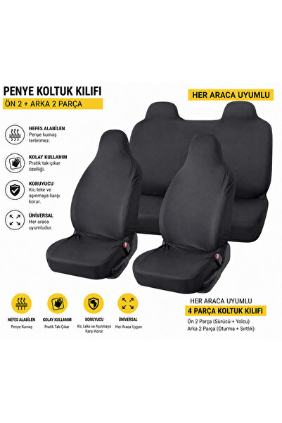 Genel Markalar oto koltuk kılıfı penye esnek kumaş universal tüm otomobillere...