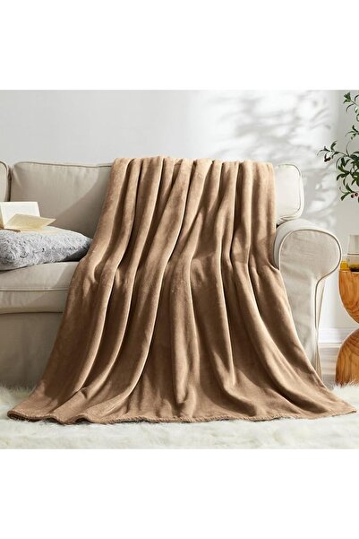 KMUSET Fall Throw Blanket Orange Fleece Throw 50 X 60 inches - Super Soft Coz...