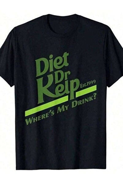 kai22 Diet Dr Kelp Where's My Drink - 90s Meme For Men & Women Casual T-Shirt