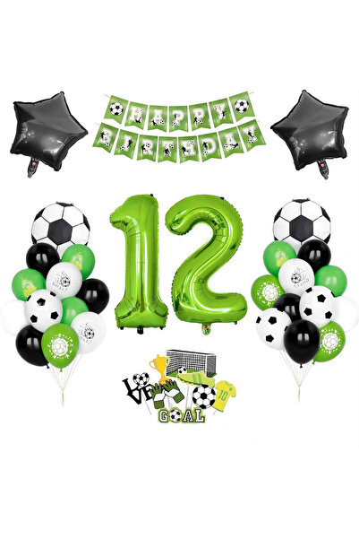 Generic Brand Football-themed birthday party set.