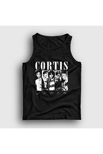 Presmono قميص بدون أكمام أسود للجنسين من Siyah Signs K-Pop Cortis 618929tt
