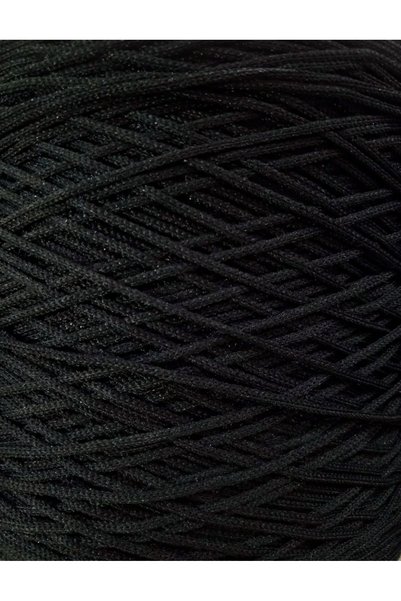 UMRA collection 1St Quality Macrame Polyester 3mm Supla-Bag-Accessory Thread (250Gr) Color-Black
