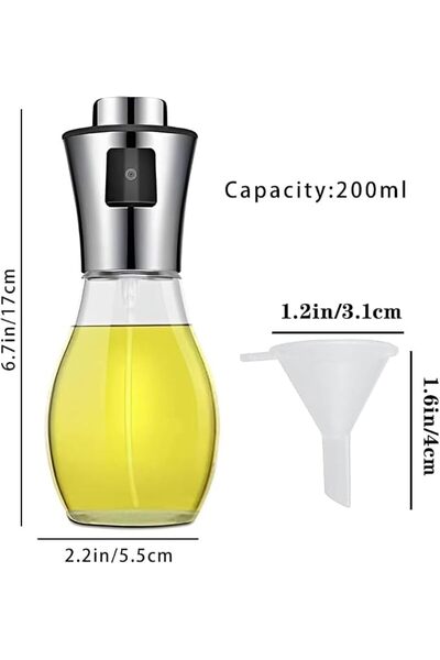 Maykela Auto Flip Olive Oil Dispenser Bottle for Kitchen – 500ml/17oz Beautif...