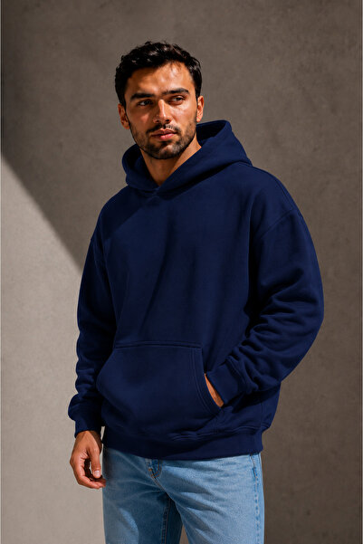 ENB1R MODA Oversize Hoodie Sweatshirt with Kangaroo Pocket Premium Thick Wint...