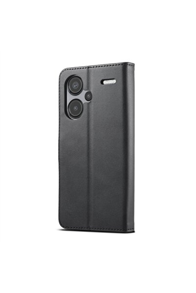 OEM Θήκη JM Book Stand Flip Xiaomi Redmi Note 13 Pro Plus Μαύρο