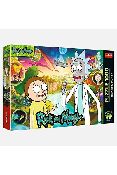 Trefl Puzzle Rick & Morty de Calitate Premium - 1000 de piese, Joc pentru adulți