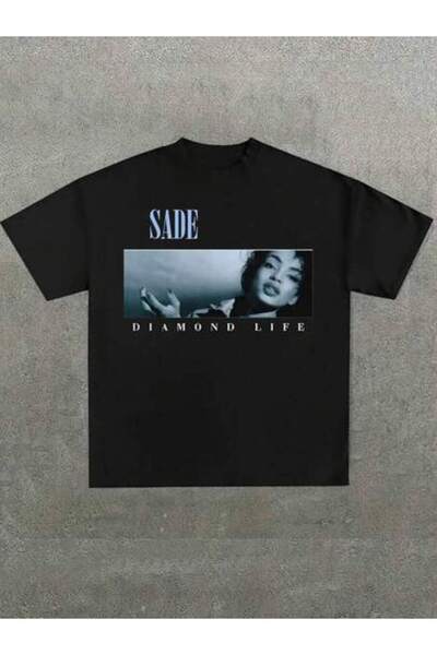 LİNA06 Plus Size Men's,Sade Shirt Album Graphic Tee Vintage ,(1 Pcs )100% Cas...