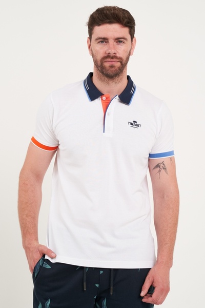 Timeout - Tricou barbat polo cu logo
