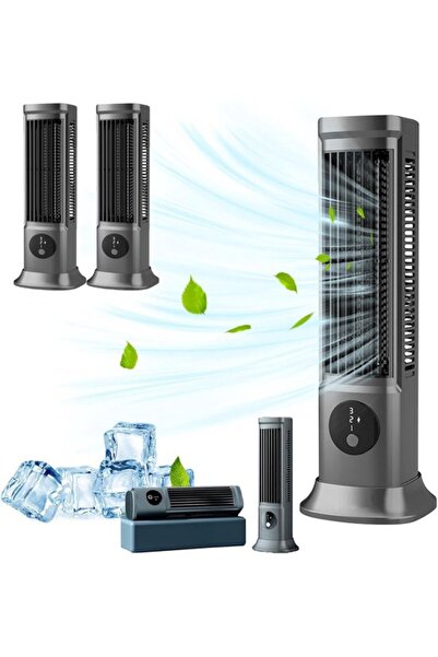 Morvena Picks Ventilator turn de birou, ventilator silențios fără pale cu 3 s...
