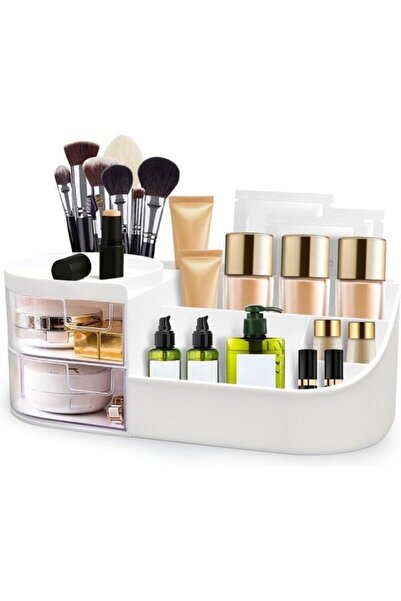 STARSTAR Makeup organizer with drawers - Large cosmetics storage box with 7 c...