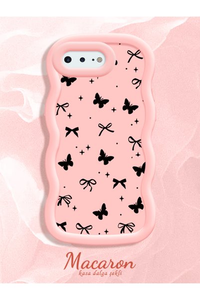 CHICASELUX iPhone 7 Plus/8 Plus Compatible Slim Butterfly Bow Printed Soft St...