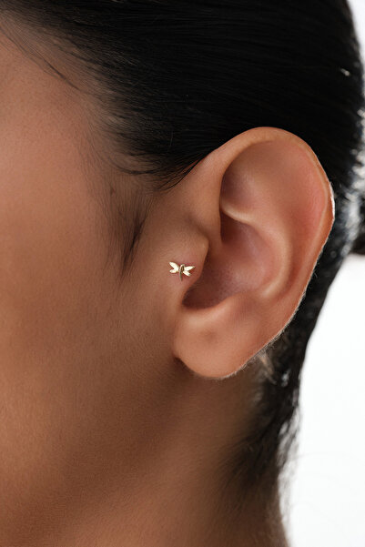 YAVUZ KUYUMCULUK 14 Ayar Altın Yusufçuk Tragus Piercing
