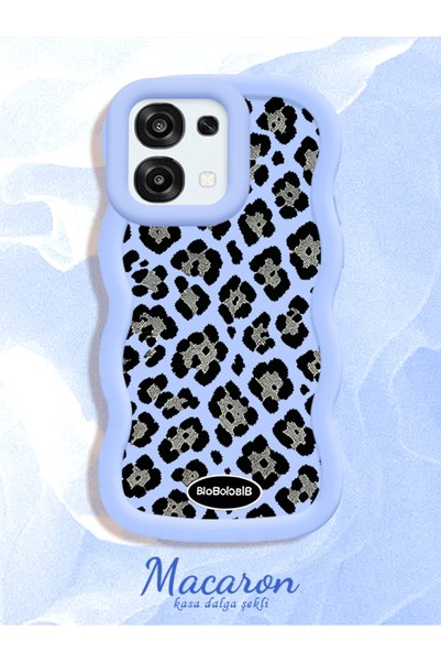 CHICASELUX Oppo F31 Compatible Wavy Frame Leopard Print High Quality Silicone...