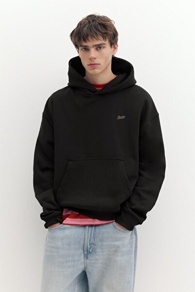 Pull & Bear STWD boxy kapüşonlu sweatshirt