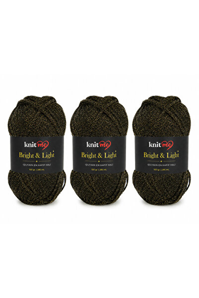 knitme برايت آند لايت 100 جرام 285 متر 3 خيوط