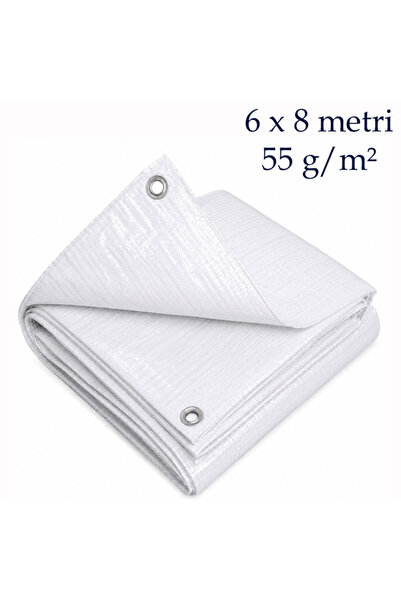 OEM Prelată impermeabilă pentru grădină, șantier și depozitare, 6x8 m, 55 g/m...