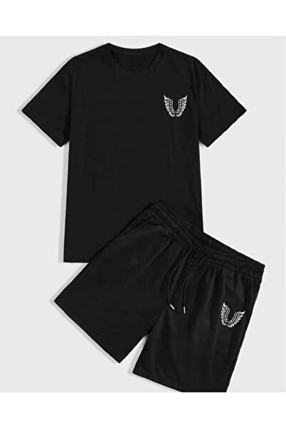 bellanova Unisex Printed T-Shirt and Shorts Set