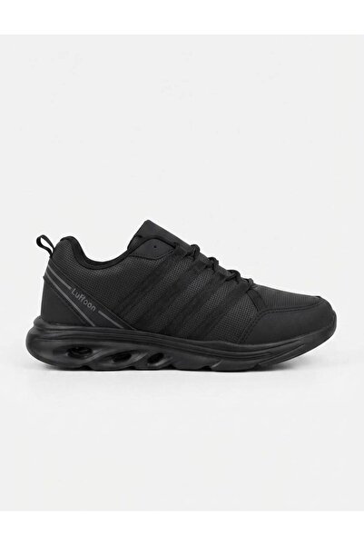 LUTTOON Black Men's Casual Sports Shoes Water Resistant Lightweight Orthopedi...
