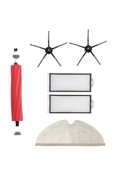 LİN GRUP Set de 6 piese de schimb compatibile cu aspiratorul robot Roborock Q7+