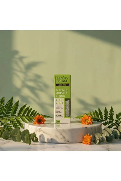 BEAUTY DERM Face Serum with Aloe Vera, 30 ml