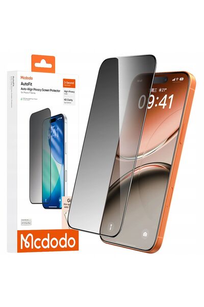 Mcdodo Sticlă securizată cu auto-adeziv pentru confidențialitate pentru iPhon...
